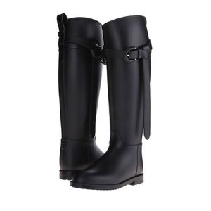 Burberry black Waterproof Boots - Authentic!